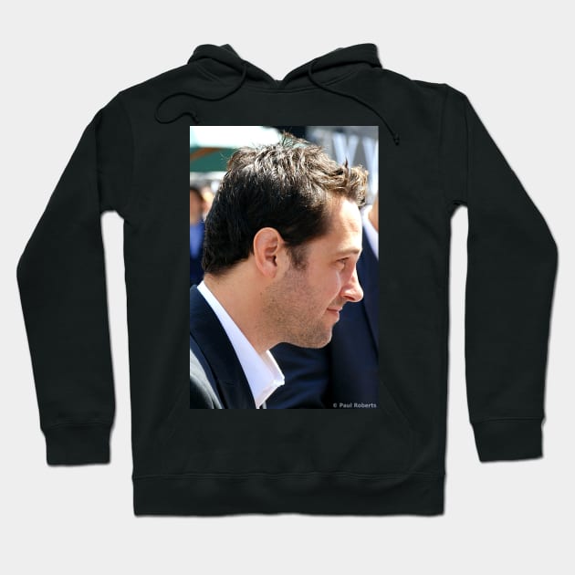 Paul Rudd Profile Hollywood Hoodie by paulbritphoto